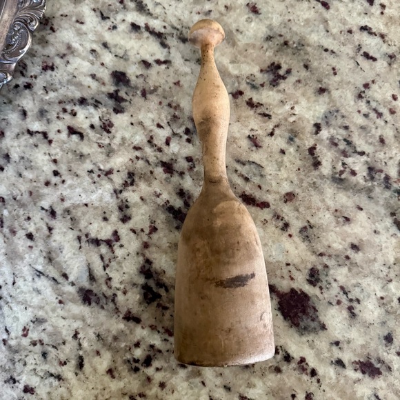 Antique Large 11" Wooden Pestle Primitive Rustic Farmhouse for Mortar - Picture 1 of 6